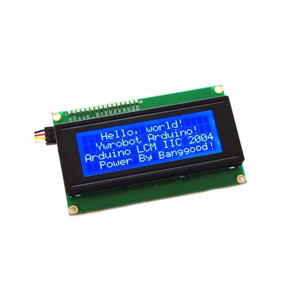 3Pcs Geekcreit IIC I2C 2004 204 20 x 4 Character LCD Display Module Blue For Arduino