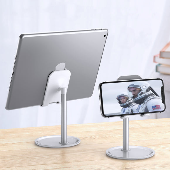 Floveme Aluminum Alloy Desktop Phone Holder Tablet Stand For 4.7-10.5 inch Smart Phone Tablet iPhone iPad Samsung
