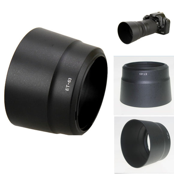 58mm ET-63 Camera Lens Hood Replacement For Canon EF-S 55-250mm f/4-5.6 IS STM