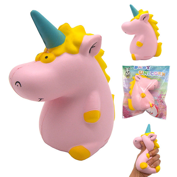 Areedy Squishy Baby Unicorn Hippo 14cm*10cm*8cm Licensed Super Slow Rising Cute Pink Scented Original Package