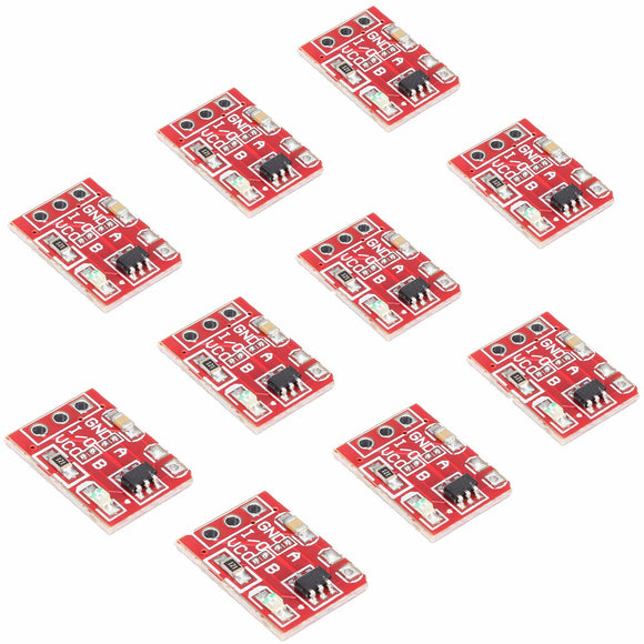 10Pcs 2.5-5.5V TTP223 Capacitive Touch Switch Button Self Lock Module For Arduino