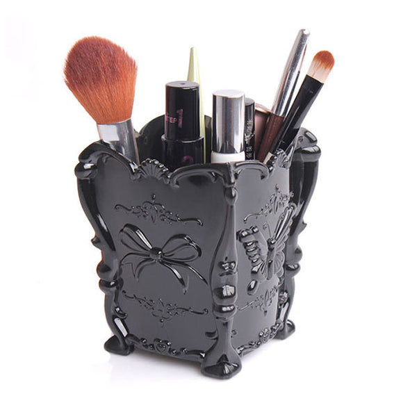 Honana HN-B30 Acrylic Cosmetic Storage Box Makeup Brush Jewelry Holder Pen Organizer