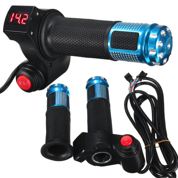 DC 12V-84V LED Digital Speed Control Handlebar For Electric Motorcycle Scooter