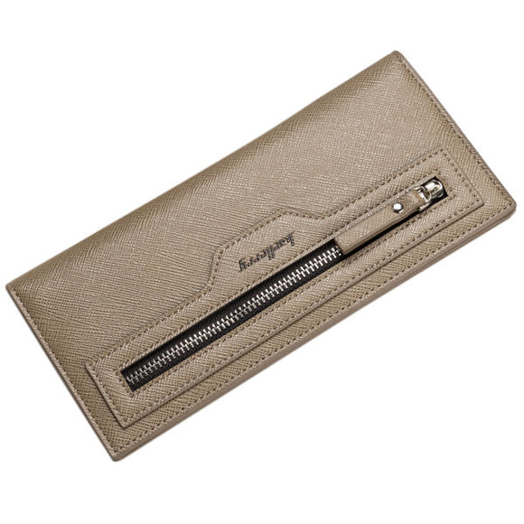 Baellerry Pu Leather Men Long Wallets Business Card Holder Clutch Bag