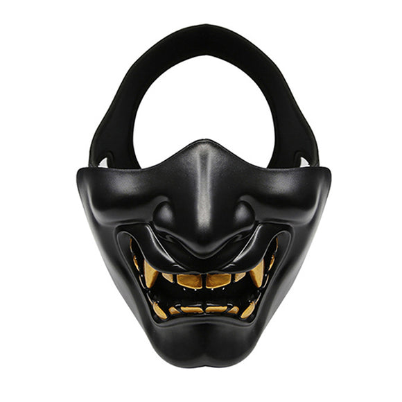 WoSporT Motorcycle Half Face Mask Goblin CS Halloween Christmas Party Outdoor Sport