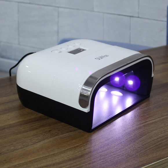48W LED UV Lamp Nail Dryer Time Setting Gel Polish Curing Manicure Pedicure Tool 110-240V