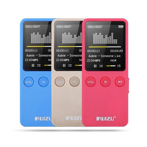 RUIZU X08 8GB Flac Lossless Hifi 1.8 Inch Screen MP3 Music Player FM Radio Receiver Support TF Card