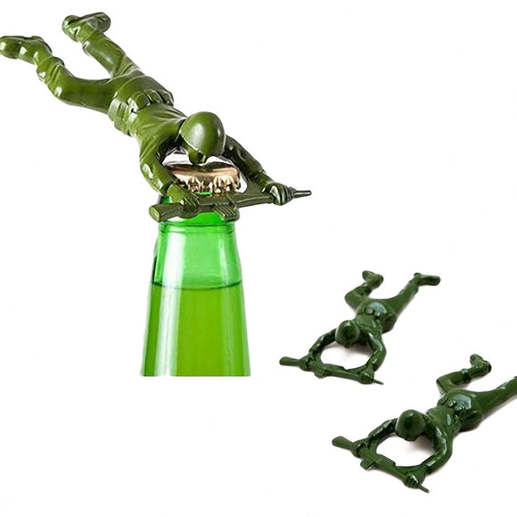 Army Man Bottle Opener 3D Soldier Bottle Opener Warrior Raise Rcrawl Bottle Opener