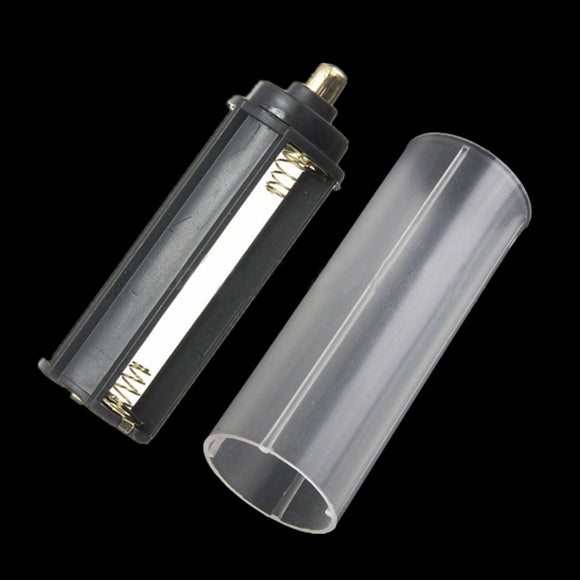1pcs AAA Adapter + 1pcs 18650 White Tube For LED Flashlight Torch