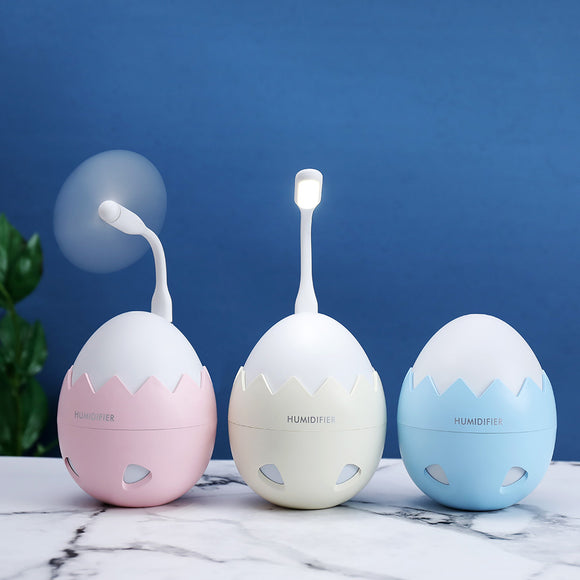 iMars Mini USB Office Dormitory Household Night Light Warm Eggshell Humidifier