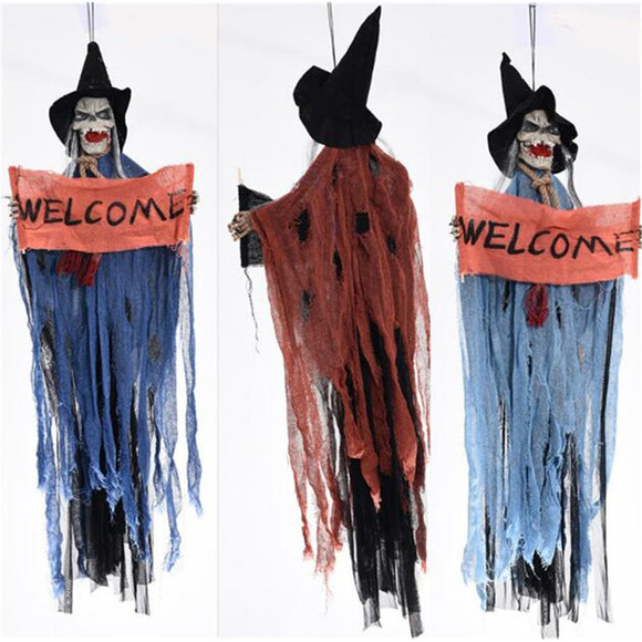 Halloween Party Event Ghost Hanging Prop Decorations Scary Haunted House Bar Part