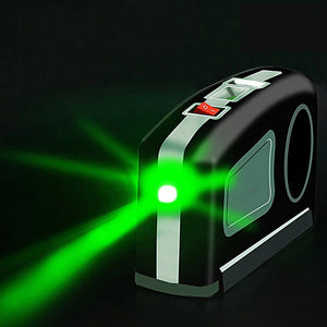 Multifunctional 5MW Green Laser Level Meter Measuring Tape Cross Point Laser Line Vertical Level Measuring Tool Tape Measure