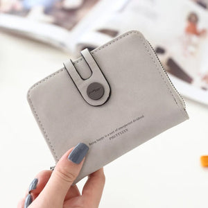 Women Elegant Slim Wallet Cute Card Holder Small Minimalist Coin Bag Purse with 12 Card Slots