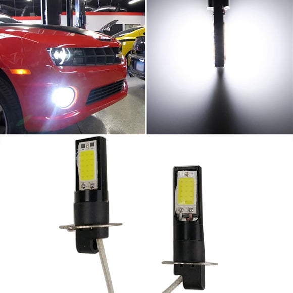 2PCS 20W 1800LM Car LED Fog Light Lamps H3 Bulb White Highlight Waterproof for 12V