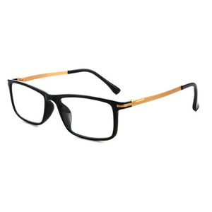 SHUAIDI Anti-blue Anti-fatigue Reading Glasses Black Frame Resin Aluminum Computer Presbyopic Glass