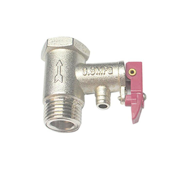 G1/2 Brass Spring Type Safety Valve Electric Water Heater Pressure Relief Valves