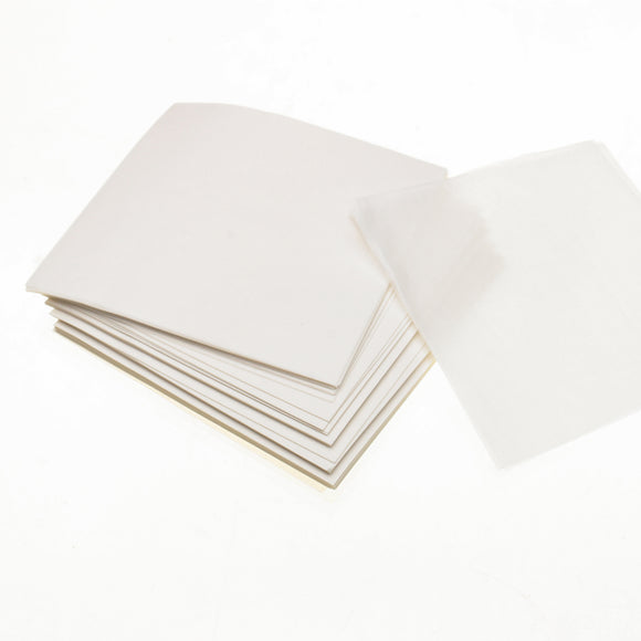 500Pcs 10x10cm Weighing Paper Sheet Non-Absorbing High Gloss Scale Weigh Paper