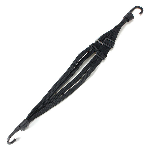 2 Hooks Motorcycles Strength Retractable Helmet Luggage Elastic Rope Strap