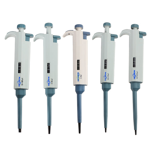 Micro Pipettes Single-channel Adjustable Laboratory Pipettor 0.1ul-100ul Volumes