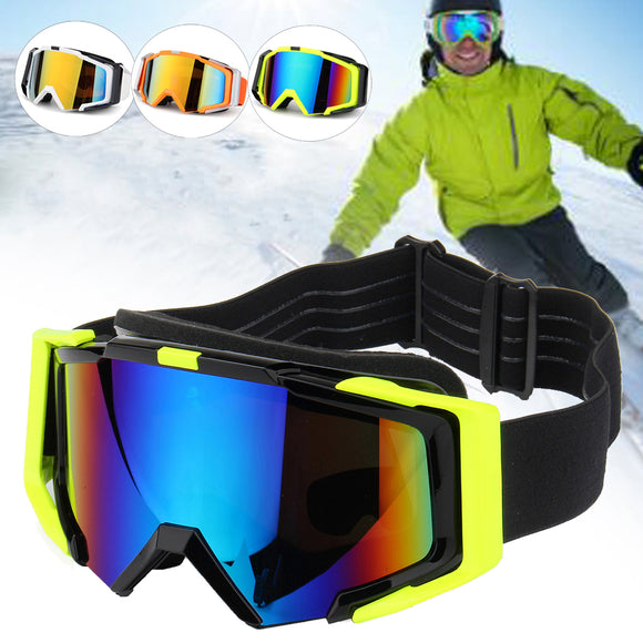 TYX76 Outdoor Skiing Skating Goggles Snowmobile Glasses Windproof Anti-Fog UV Protection For Men Wom