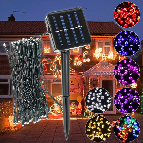 Outdoor Solar Powered 5.2M 50 LED Fairy String Light Yard Garden Path Chirstmas Lamp