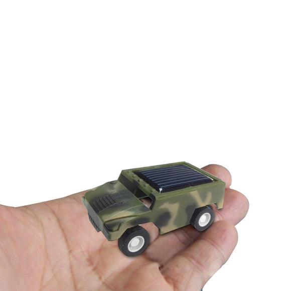 3.8*3*2.1cm Mini Solar Charging DIY Toy Racing Car For Children