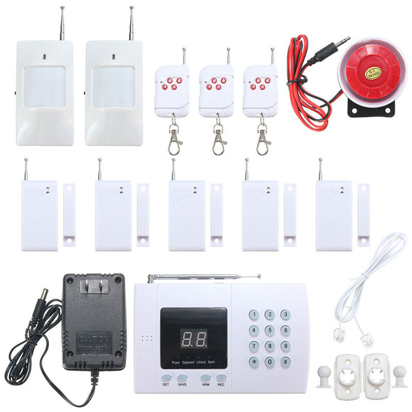 K05 PSTN 99 Zones Wireless PIR Home Security Burglar Alarm System Auto Dialer