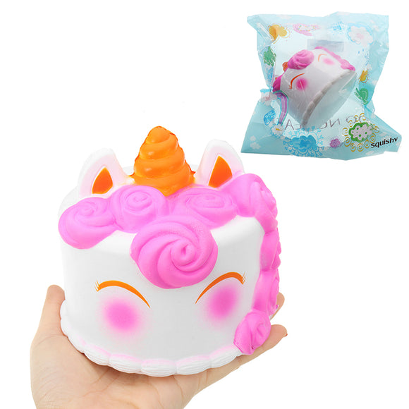Unicorn Cake Squishy 12*12CM Slow Rising With Packaging Collection Gift Soft Toy