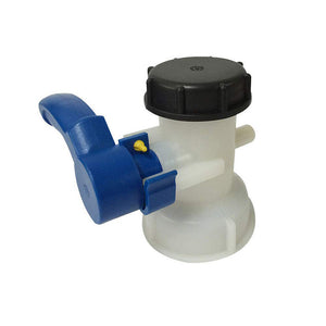 DN40/50 IBC Universal Hose Connector Tap Shut Off Garden Accessories Coarse Thread Tote Tank Adapter Butterfly Valve Fitting Parts for Home Garden