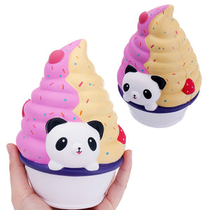 Panda Ice Cream Squishy 16*12CM Slow Rising Soft Collection Gift Decor Toy