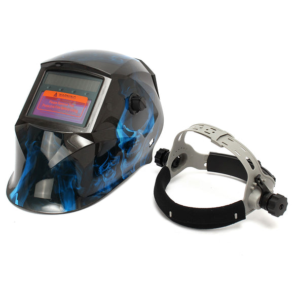 Blue Skull Solar Auto Darkening Grinding Helmet ARC TIG MIG Welding Helmet Mask