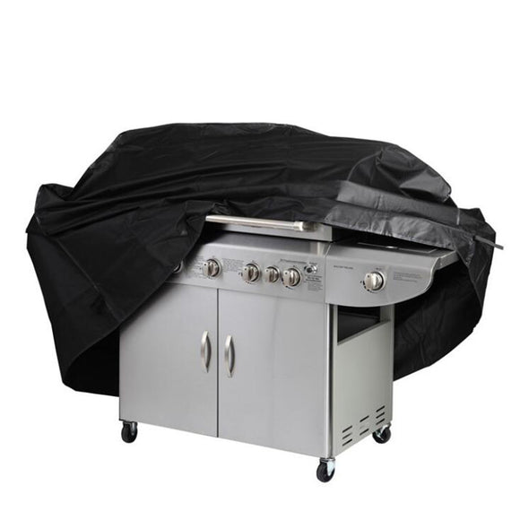 145x61x117CM Waterproof 210D Canvas BBQ Grill Oven Cover Rain Dust Protector With PU Coating
