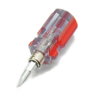 Mini Bidirectional Interchangeable Head Screwdriver Phillips Flat Tip Screwdriver