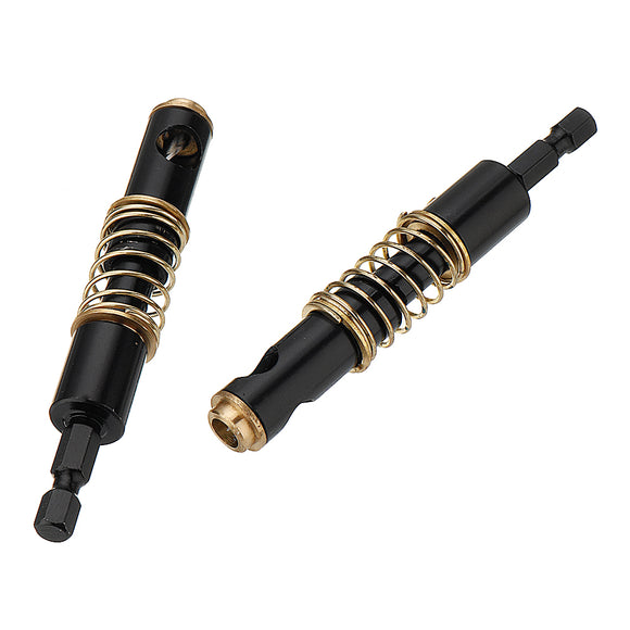 Drillpro 2pcs 6.35mm and 5mm Self Centering Hinge Drill Bit Woodworking Hinge Wood Plastic Hole Opener