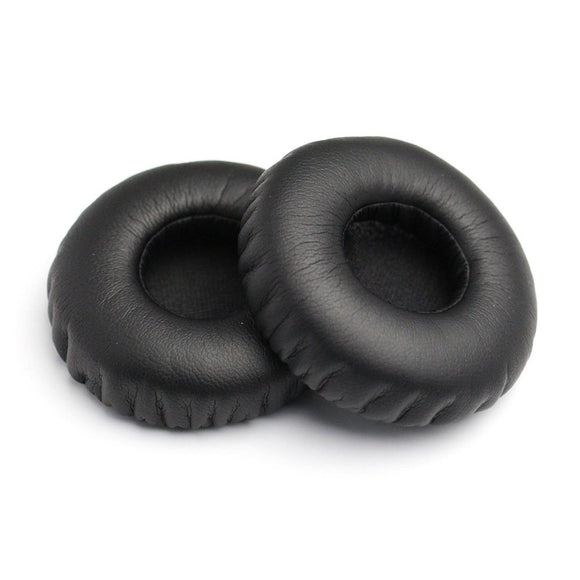 2 PCS Black Replacement PU Leather Soft Ear Pads Cushions for Headphone Headset K450 K430 K420 K480