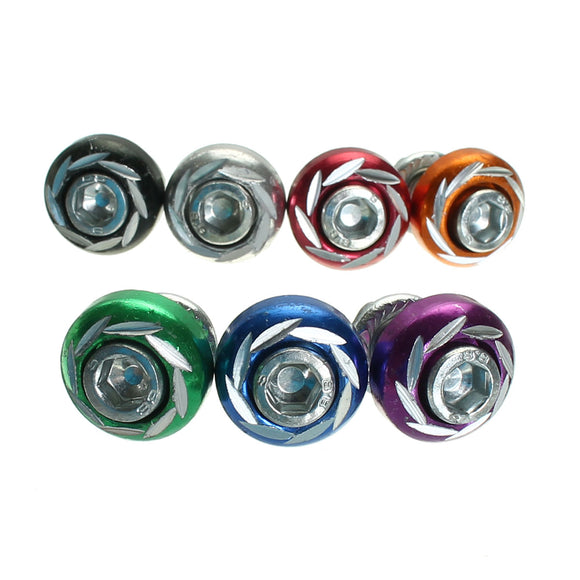 2pcs M6/6mm Faring License Plate Bolts Fasteners Screws Auto Motorcycle