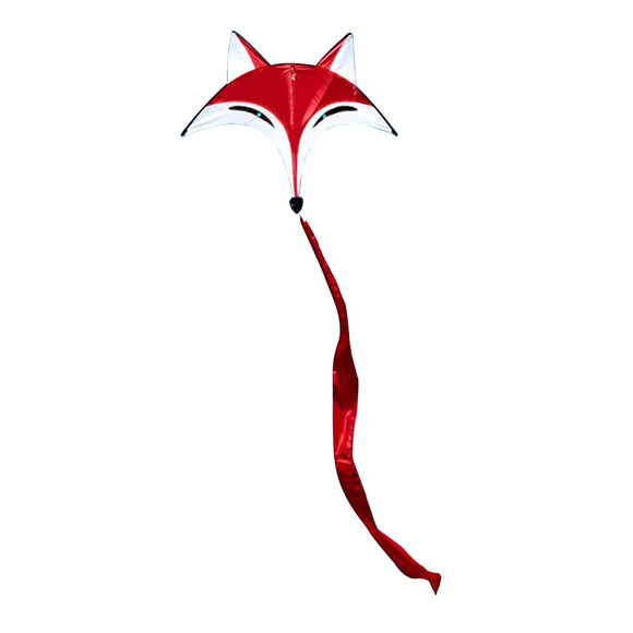 95cmx80cm Outdoor Sport Red Fox Flying Kite Tail Toy Children Kids Game Activity