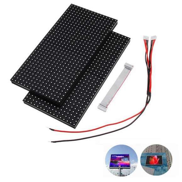 320*160 Waterproof P10 DIP SMD LED Display Module Full Color Advertising Module Sign Board  Wall Dis