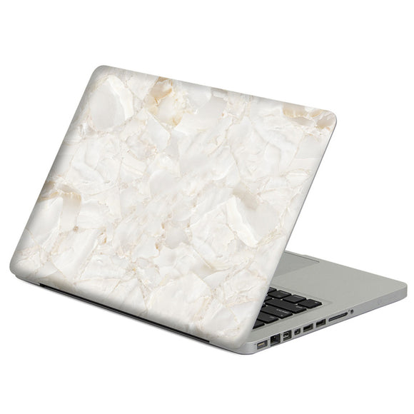 Removable Marble Pattern Self-adhesive Front &Black Skin Sticker For Macbook 12 Inch