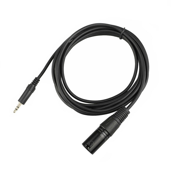 10 inch 3.5mm to XLR 3-Pin Male Female Plug Microphone Mic Cable for Mobile Phone Laptop