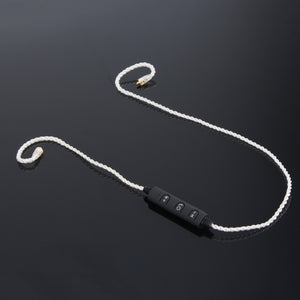 Silver Plated MMCX Plug Bluetooth 4.1 Adapter Earphone Cable Replacement For SE215 SE535 UE900