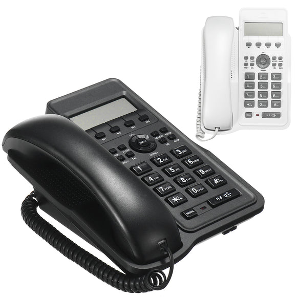 kX-7712 Telephone LCD Screen Caller Home Hotel Office Caller Landline Feature Phone