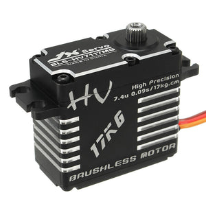 JX BLS-HV7117MG 17KG HV High Precision Steel Gear Digital Brushless Servo