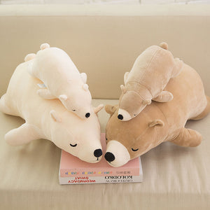 4 Styles Cute Cartoon Plush Polar Bear Doll PP Cotton Filling Home Decor Child Plush Toys