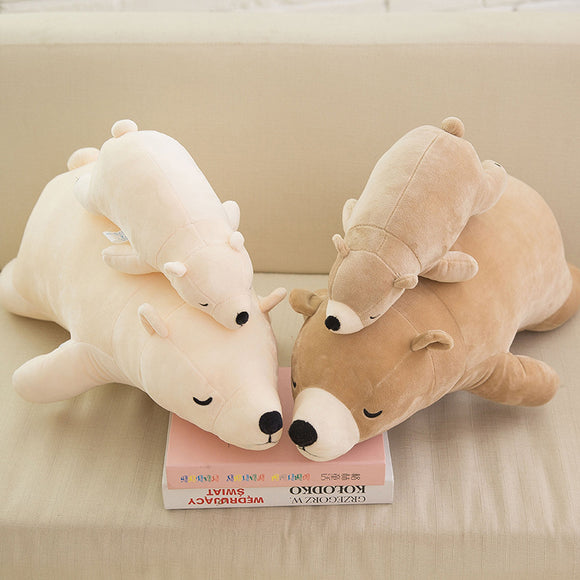 4 Styles Cute Cartoon Plush Polar Bear Doll PP Cotton Filling Home Decor Child Plush Toys