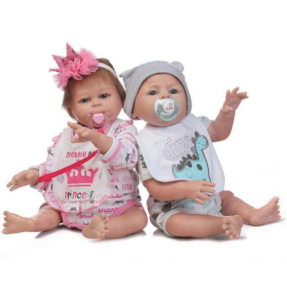 19.5 Handmade Silicone Reborn Boy Body Lovely Dolls Newborn Baby Vinyl Toys