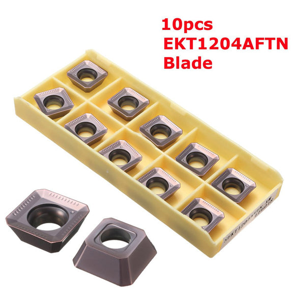 Drillpro 10pcs SEKT1204AFTN Tungsten Steel Inserts CNC Milling Insert Lathe Tool