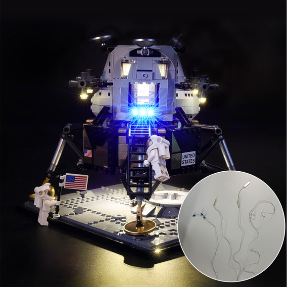 DIY LED Light Lighting Kit ONLY For LEGO 10266 Apollo 11 Lunar Lander Building Brick