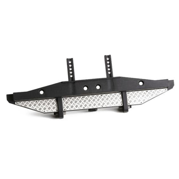 Racing Stainless Steel Rear Bumper Diamond Plate For Traxxas TRX-4 #TRX4-028 RC Car Parts