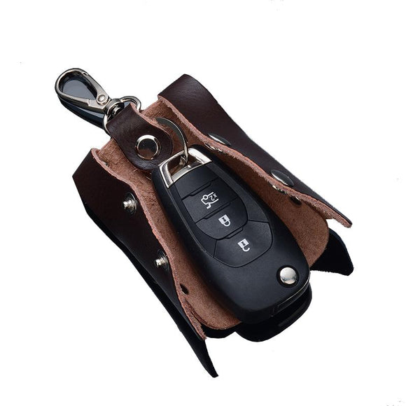 Universal Genuine Leather Small Vest Design Car Key Case/Bag Holder